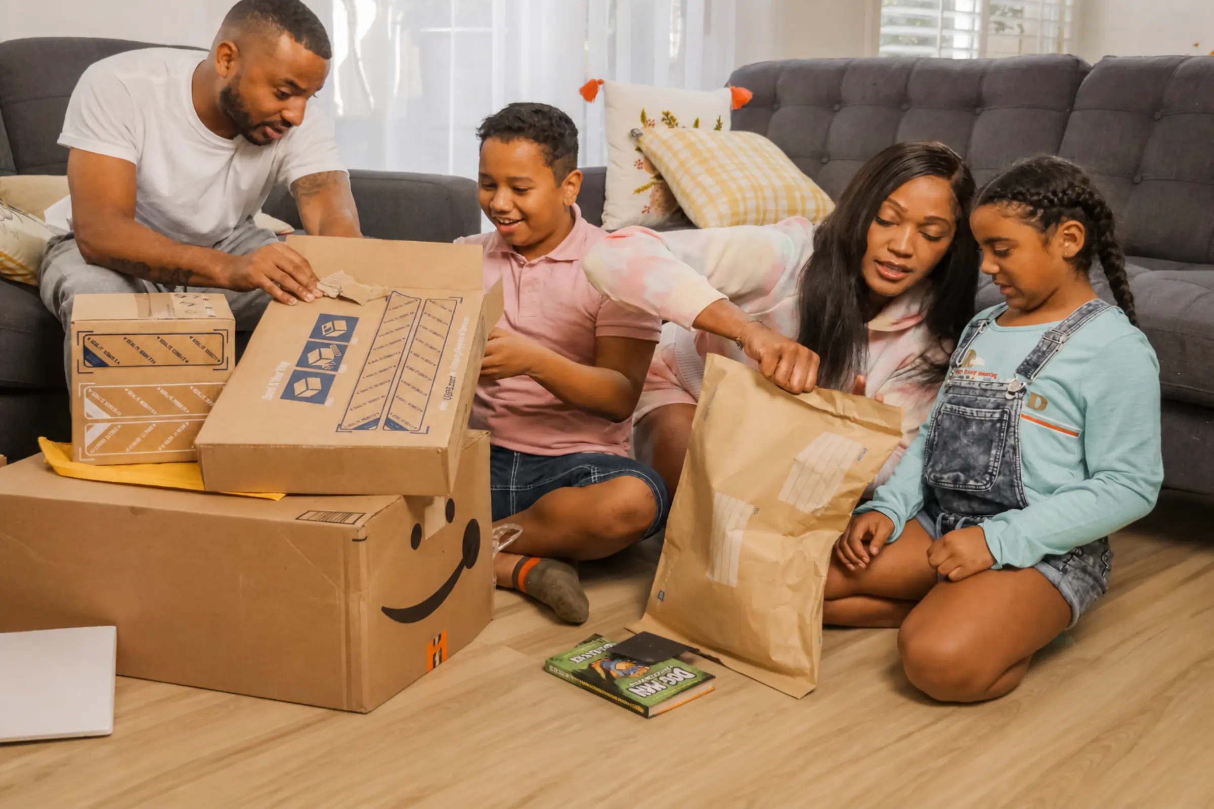 Family shopping online